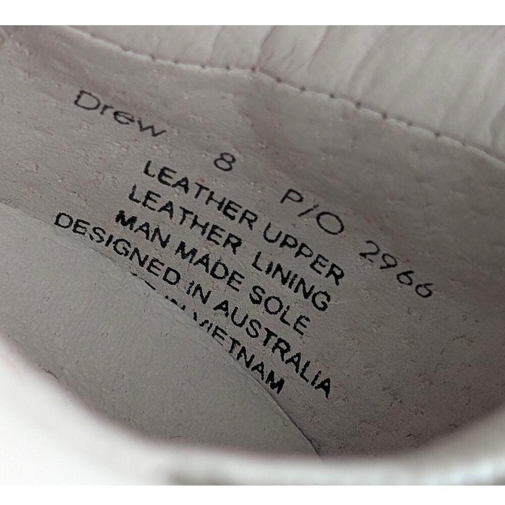 FRANKIE4 Drew Lace-Up Sneaker Shoes Round Toe Women's White Size US8 EU38 - Picture 5 of 11